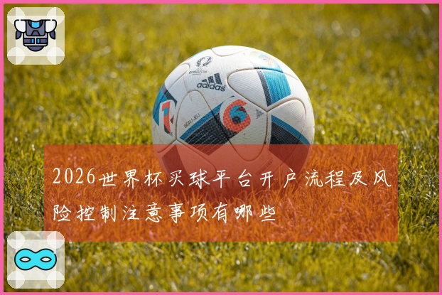 2026世界杯买球平台开户流程及风险控制注意事项有哪些